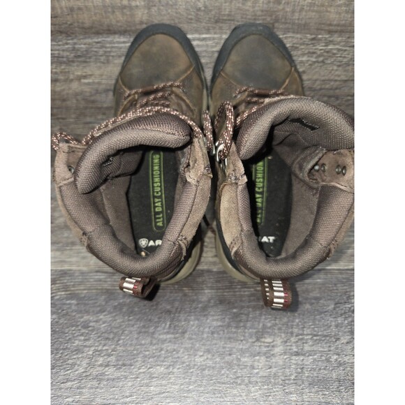 Ariat Skyline Mid H20 Waterproof Lace Up Walking Boots Brown Leather Womens 6.5B - Picture 13 of 16